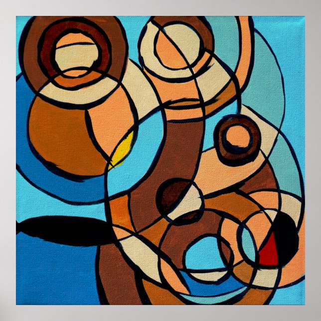 Komposition #32 von Michael Moffa Poster (Vorne)