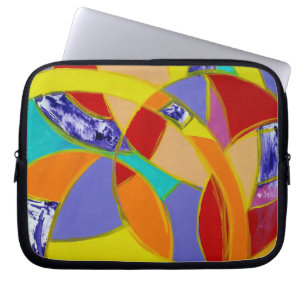 Komposition #5 von Michael Moffa Laptopschutzhülle