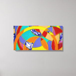 Komposition #5 von Michael Moffa Leinwanddruck