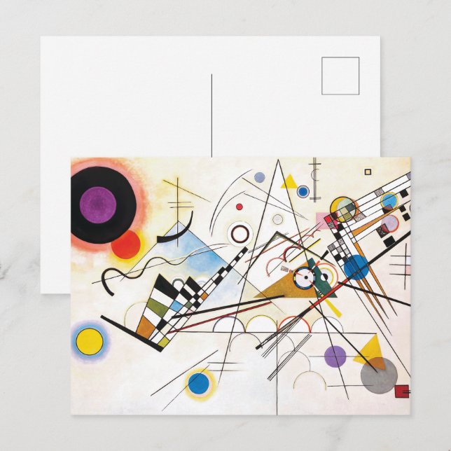 Komposition 8 | Kandinsky | Postkarte (Vorne/Hinten)