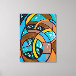 Komposition #8 von Michael Moffa Leinwanddruck