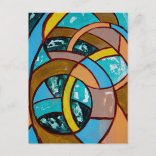 Komposition #8 von Michael Moffa Postkarte