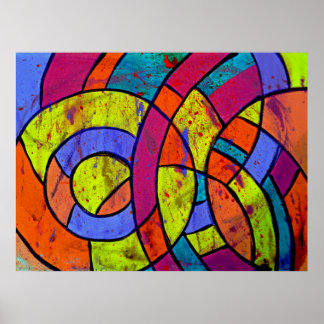 Komposition #9 von Michael Moffa Poster