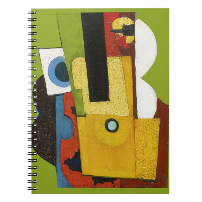 Komposition mit Gitarre, Amadeo de Souza-Cardoso Notizblock (Vorderseite)