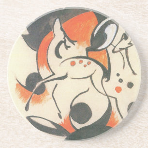 Komposition mit Two Dees von Franz Marc Getränkeuntersetzer