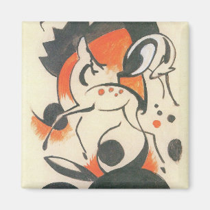 Komposition mit Two Dees von Franz Marc Magnet