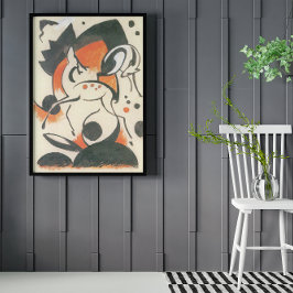 Komposition mit Two Dees von Franz Marc Poster