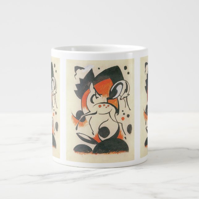 Komposition mit zwei Hirschen von Franz Marc Jumbo-Tasse (Vorderseite)