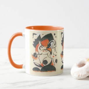 Komposition mit zwei Hirschen von Franz Marc Tasse