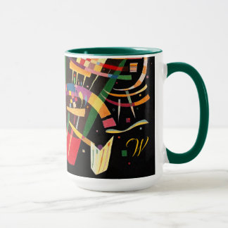 Komposition X Biomorphische Abstraktion Kunst Mono Tasse