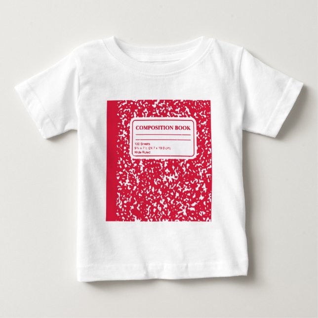 Kompositionsbuch/Studentenlehrer Baby T-shirt (Vorderseite)