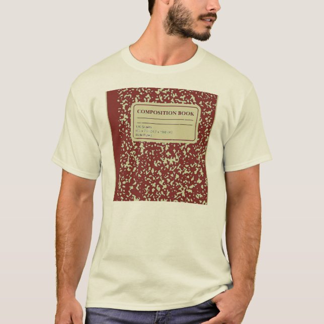 Kompositionsbuch/Studentenlehrer T-Shirt (Vorderseite)