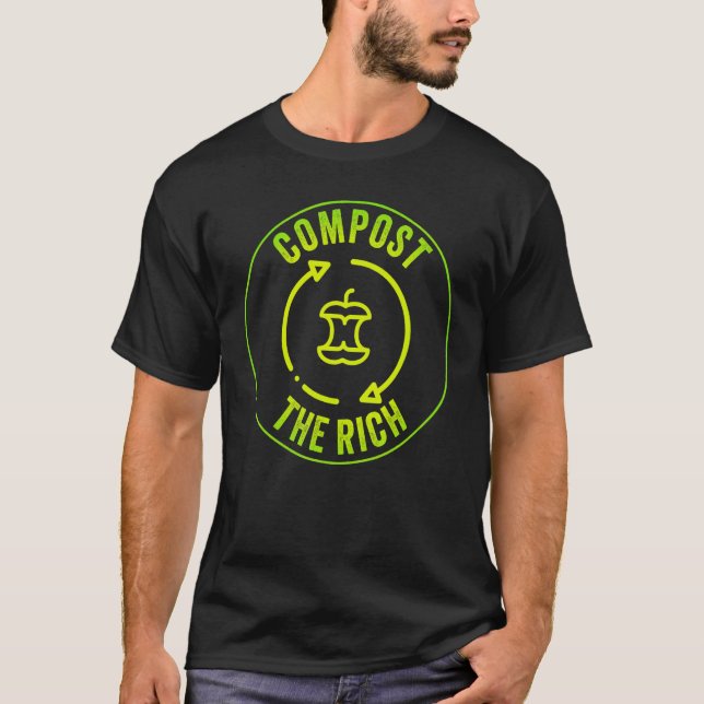 Kompost Der reiche Experte Kompostierer Kompostier T-Shirt (Vorderseite)
