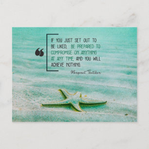 Kompromiss Ankündigungspostkarte