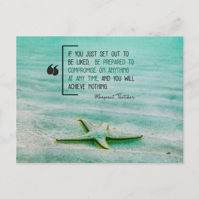 Kompromiss Ankündigungspostkarte (Vorderseite)