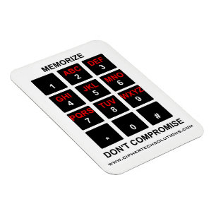 Kompromisslose Erinnerung Magnet