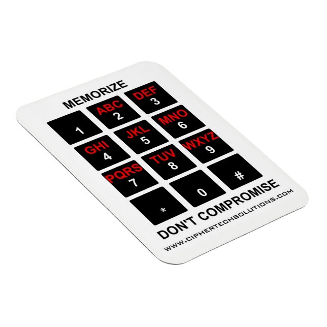 Kompromisslose Erinnerung Magnet (Rechte Seite)