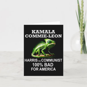 Komrade Kamala Commie Leon Commieleon Kommunistin  Karte