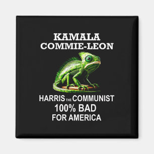 Komrade Kamala Commie Leon Commieleon Kommunistin Magnet