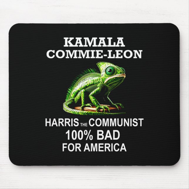 Komrade Kamala Commie Leon Commieleon Kommunistin  Mousepad (Vorne)
