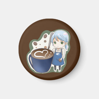 Komugisui Kaffee Tasse Magnet