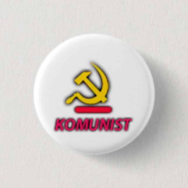 Komunist-Party-Logo Button (Vorderseite)