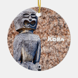 Kona-Andenken - Tikis Keramik Ornament