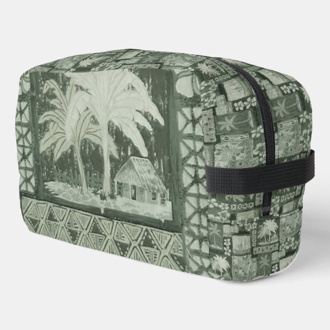 Kona Coast Hawaiiain Tapa Travel Bag Waschbeutel (Linke Seite)