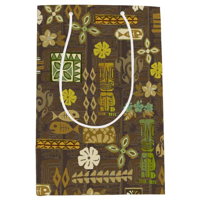 Kona Coast Tiki Tropix Mittlere Geschenktüte (Vorderseite)