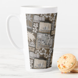 Kona Coast Vintage Tapa Latte Tasse