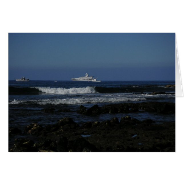 Kona, Hawaii Blank Card (Vorderseite (Horizontal))