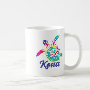 Kona Hawaii Gefärbte Krawatte Rettete Sea Turtles Kaffeetasse