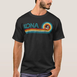 Kona Hawaii Surf Vintag Beach Surfer Geschenk T-Shirt