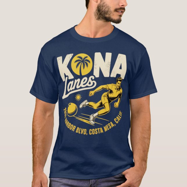 Kona Lanes Costa Mesa T-Shirt (Vorderseite)