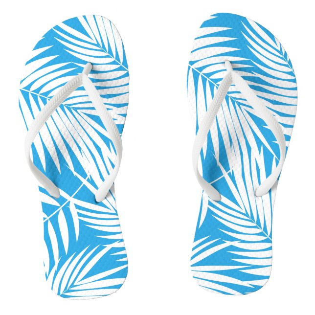 Kona Palms Hawaiian Leaf Tropical Flip Flops (Fußbett)