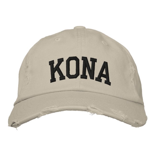 Kona StickHat Bestickte Kappe (Vorderseite)