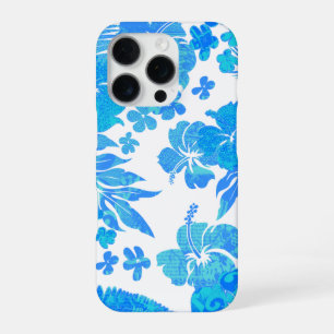 Kona Times Hibiscus Hawaiian Engineered Turq iPhone 16 Pro Hülle