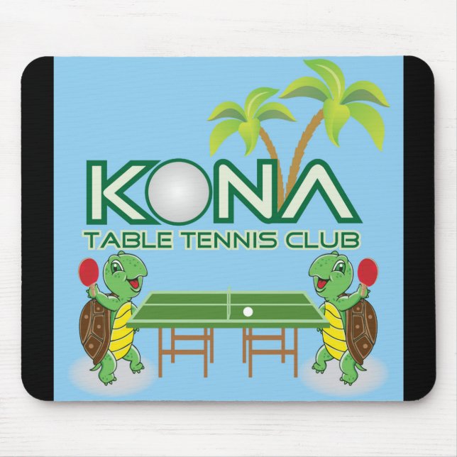 Kona Tischtennis-Verein Mousepad (Vorne)