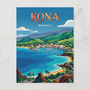 Kona USA Postkarte