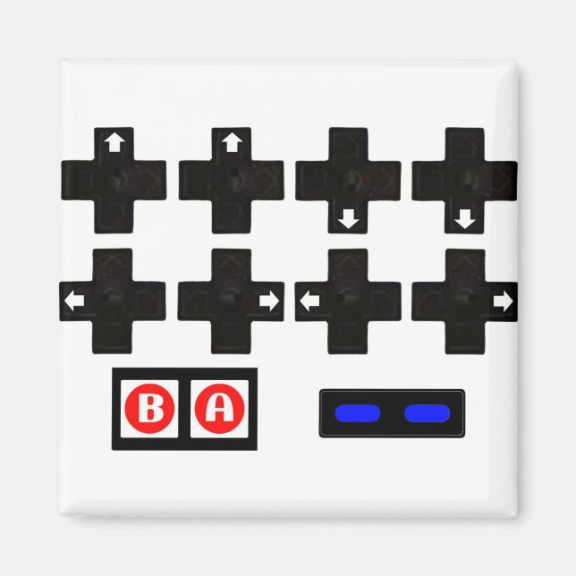 Konami Contra Code Magnet (Vorne)