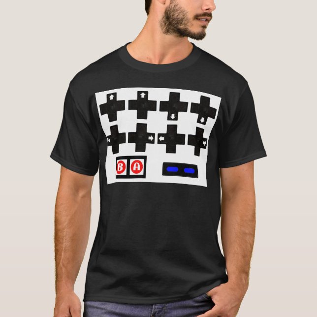 Konami-Kontra-Code T-Shirt (Vorderseite)
