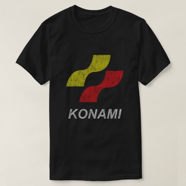 Konami Logo (Original - Distressed T-Shirt (Design vorne)