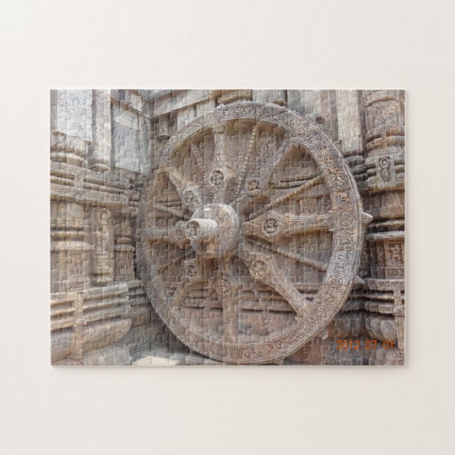 Konark-Sonnentempel Indien Puzzle (Horizontal)