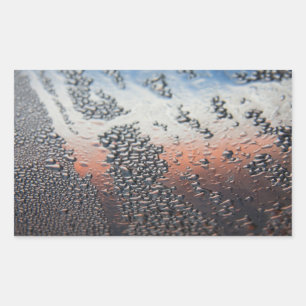 Kondenswassertropfen Rechteckiger Aufkleber