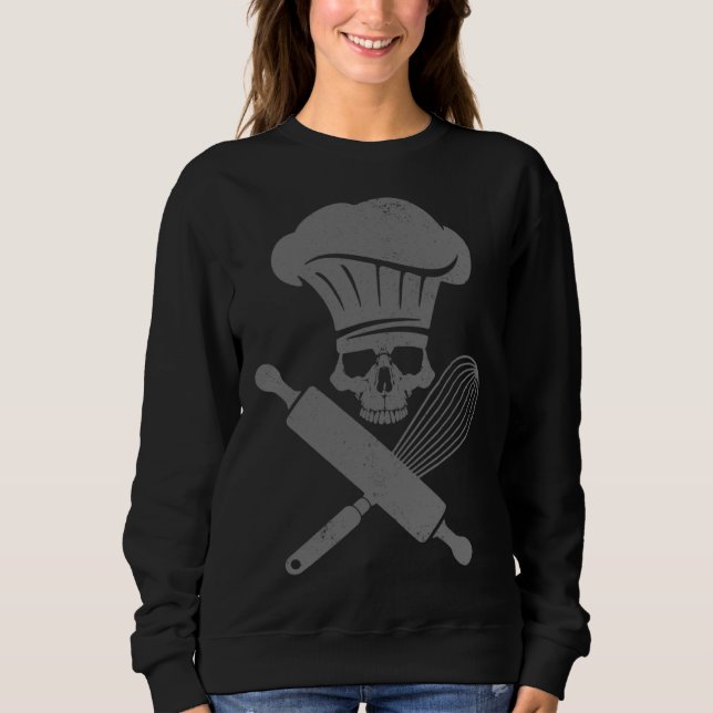 Konditor Backspezialist Koch Bäcker Sweatshirt (Vorderseite)