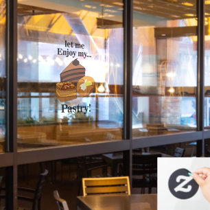 Konditorei Café Restaurant Fensteraufkleber