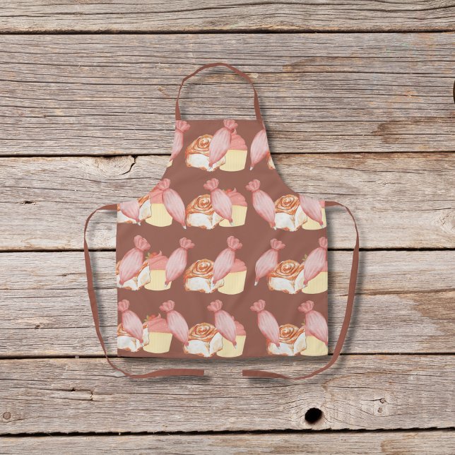 Konditorei, Zimtgebäck und Kuchen braun Schürze (Von Creator hochgeladen)