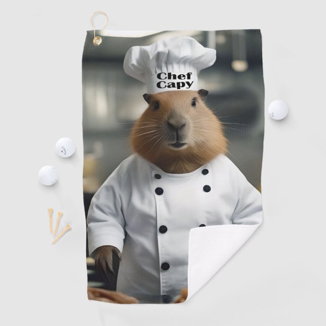 Konditorikunst: Der kulinarische Capybara Golfhandtuch (Insitu)