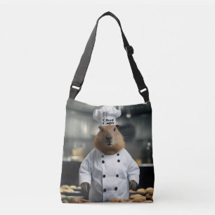 Konditorikunst: Der kulinarische Capybara Tragetaschen Mit Langen Trägern