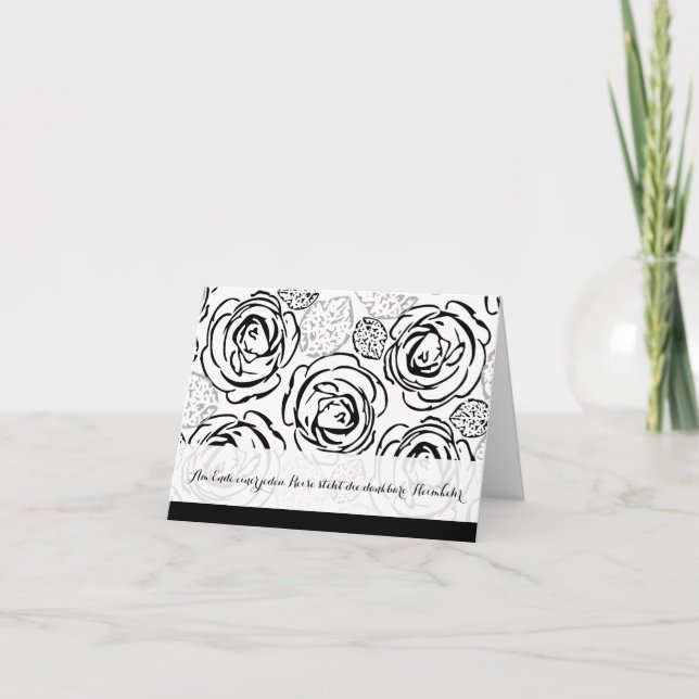 Kondolenzenkarte Dankeskarte (Vorderseite)